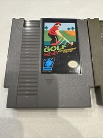 Golf (Nintendo, NES 1985) 2X Both Games One Price!  Works! Ships FREE! 🔥🎮