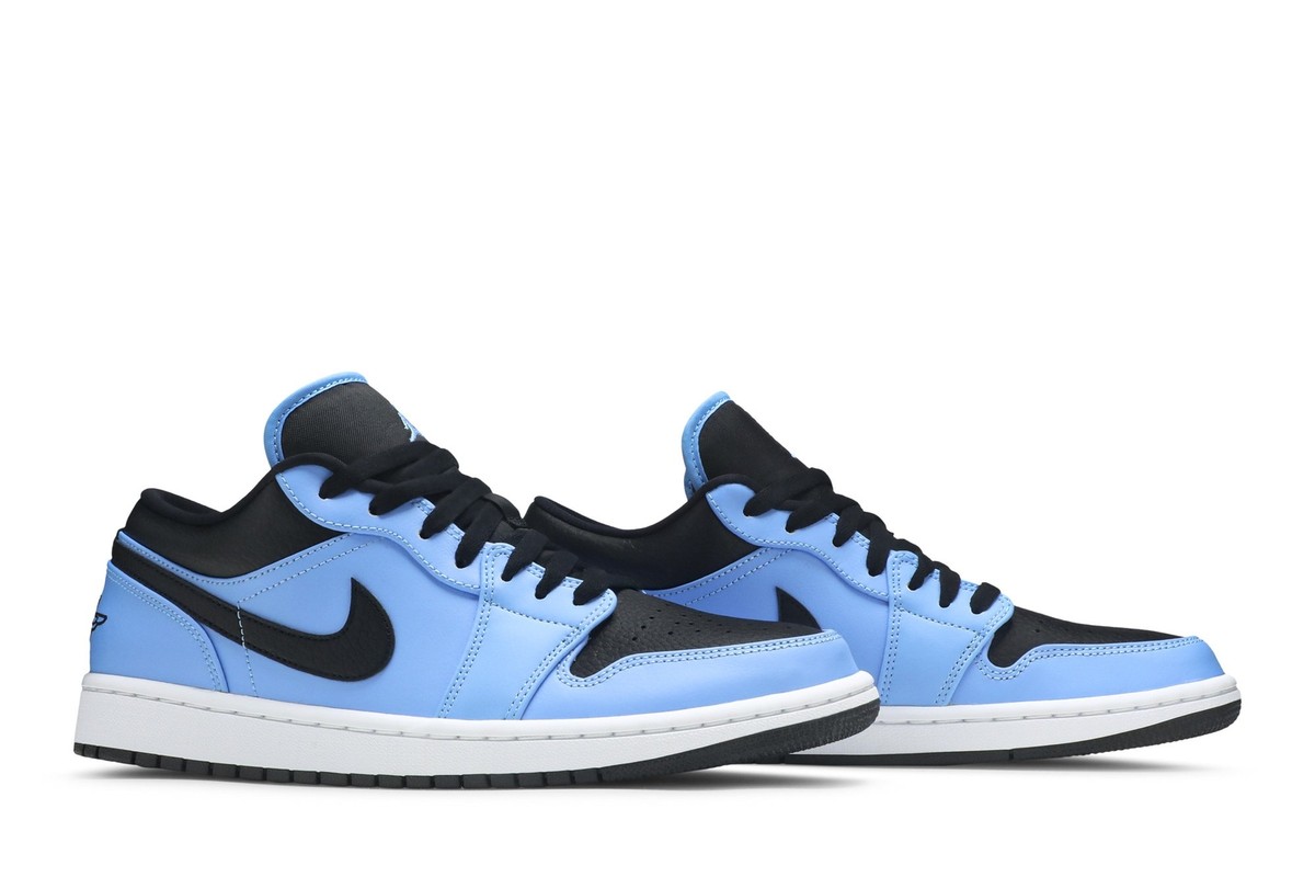 Size 10 - Air Jordan 1 Low University Blue Black for sale