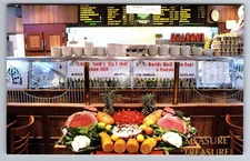 C.2000 NYC NEW YORK NY STAGE DELI RESTAURANT PRICE MENU BOARD Postcard P64
