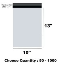Poly Mailers 10"x13" Mailing Envelopes Self Seal Adhesive Waterproof Tear Proof