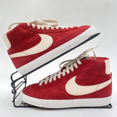 HOT Nike Blazer High Suede Red Nike Blazer Mid Red Suede