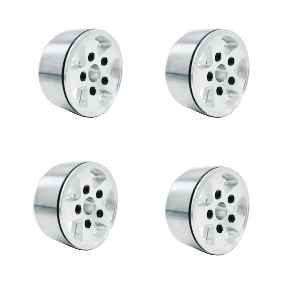 1/10 1.9" Alloy beadlock RC Crawler Car Wheels Rims Set 4Pcs fits FOR SCX10 CC01 - Image 4 of 4