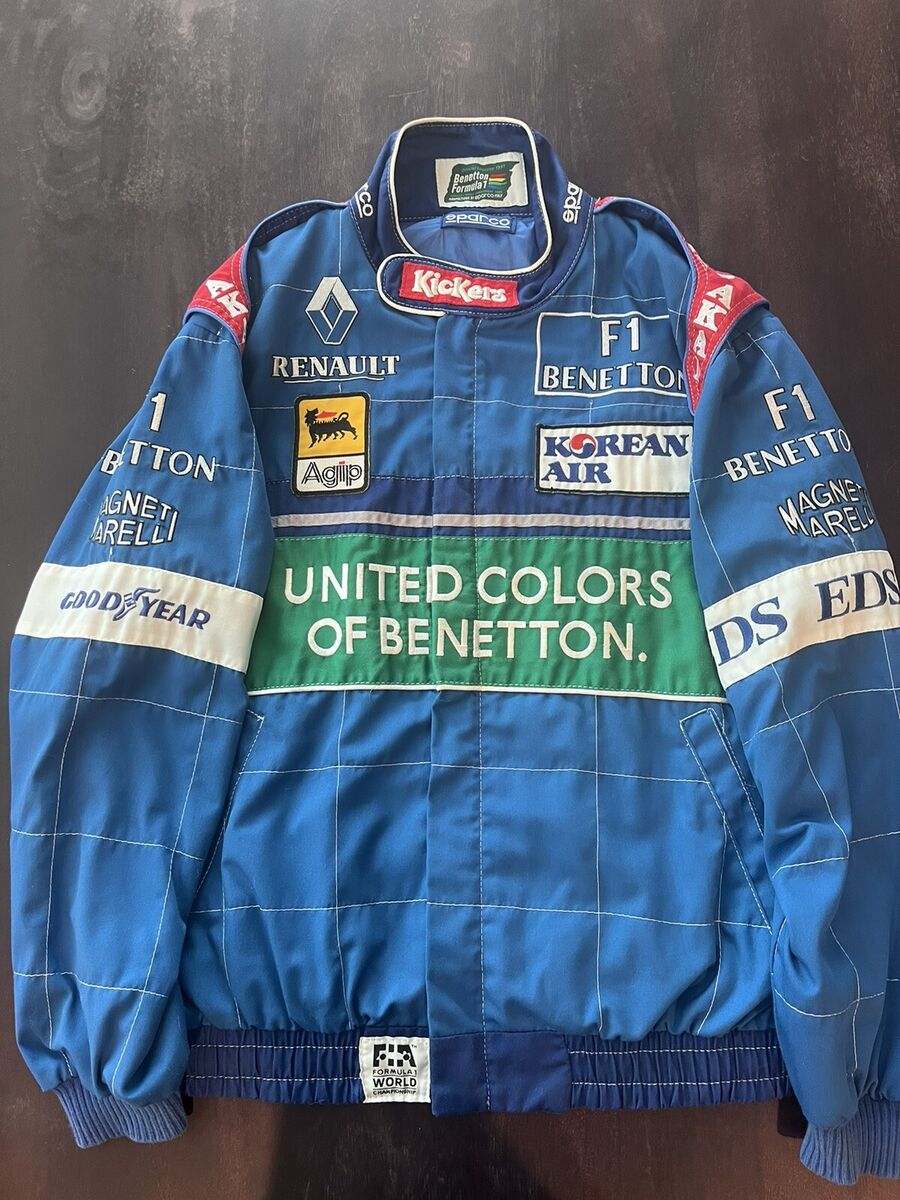 BENETTON FORMULA 1 SPARCO Jacket Men's XL Vintage 1997 BENETTON FORMULA 1 SPARCO Jacket Men's XL Vintage 1997