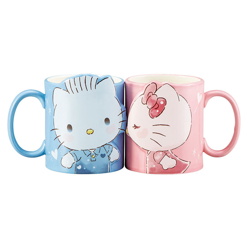 Hello Kitty & Dear Daniel Kiss Pair Mug tableware lovely design