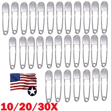 10/20/30x 5 Inch Large Safety Pins For Clothes Big Safety Pins Heavy Giant NEW