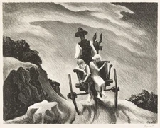 THOMAS HART BENTON : Goin' Home : Archival Art Print