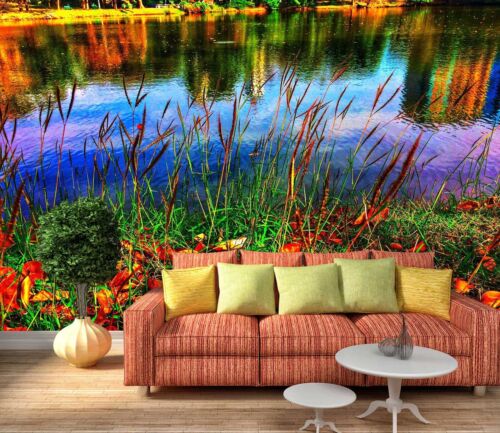 3D Piękne jezioro H4521 Tapeta Mural Samoprzylepne zdejmowane naklejki Erin - Zdjęcie 1 z 11