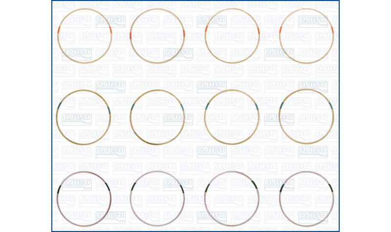 Cylinder liner gasket set 60000100 AJUSA for RENAULT VOLVO - Image 2