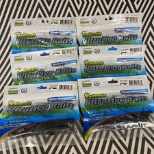 (6 Packs) Baitmate Ultralive Baits 3.5” Med Minnow Softbait - Gulp Powerbait