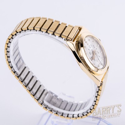 Vintage AFB DELUXE BRAILLE WOMENS WATCH Gold and Silver Watch Vintage AFB Braille DeLuxe Gold Plated Watch | Mercari main image 3
