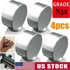 4PCS Large N52 Neodymium Rare Earth Magnet Big Super Strong Huge Size 40mmx20mm