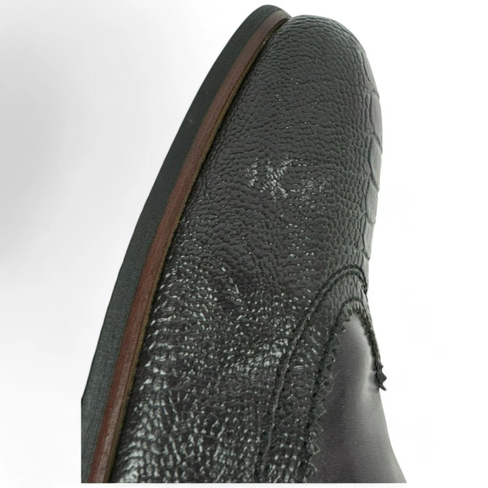 Zapatos de vestir Oxford Ferro Aldo para hombre talla 8 púrpura profundo puntera con cordones 19383PL Foto 2 de 4