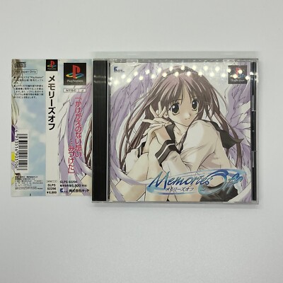 Memories Off mit Spine Karte 1999 Sony PlayStation PS Kid Visual Novel Spiel ...