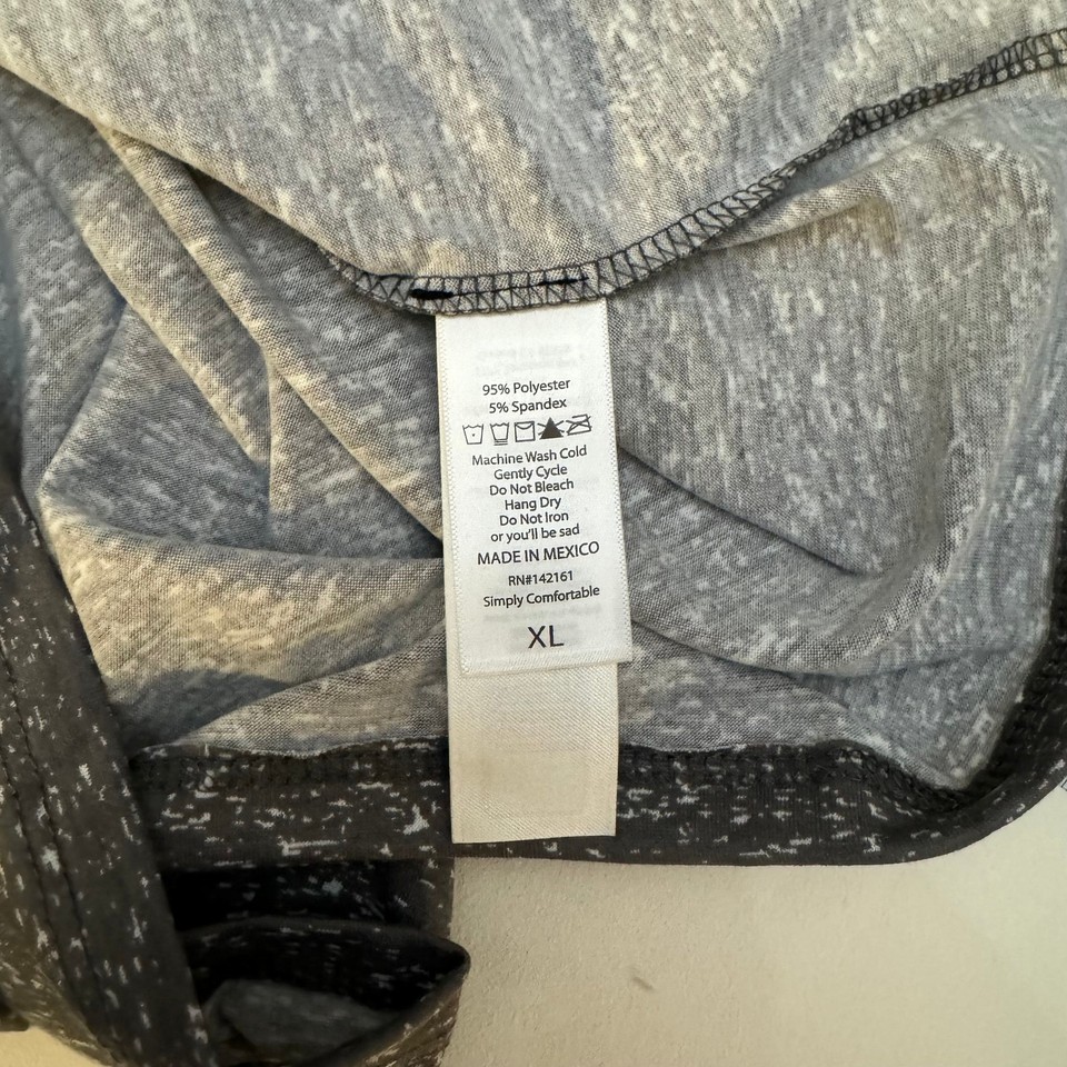 LuLaRoe Liv T XL Gray/Black Cap Sleeve Top NWT Women’s ‘MOTHERHOOD’ eBay