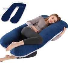 U Shaped Maternity Pregnancy Pillow wit Removable Cover Pregnant Sleeping Pillow