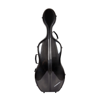 Crossrock 100% Carbon Fiber Case fits 4/4 Full-Size Cello, Lightweight as 7 lb
