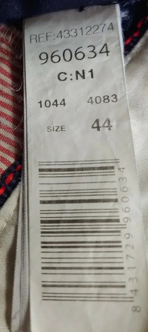 Mango MNG Basics Womens Pants Size 12 Blue Zipup Pockets Stretch Flat Front thumbnail 5