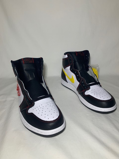 jordan 1 high og defiant white black