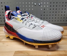 Under Armour Harper 7 ST Baseball Cleats USA Freedom - Men Sz 9 & 10 3025645-100