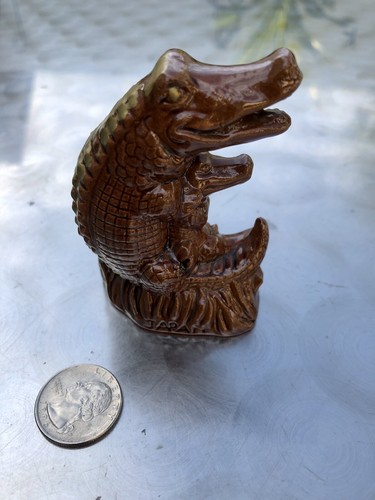 Vintage Ceramic Florida Aligator Thermometer Souvenir 1950's Japan - Picture 4 of 4