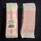 2- Coin-Tainer Currency Straps (Pink) $250 in Dollar Bills 1000/Pk