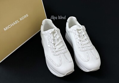 スニーカー MICHAEL KORS Women Sneakers 43R5LEFS2S278 White Amazon.com | Michael Kors Women's Rebel Lace Up Sneaker