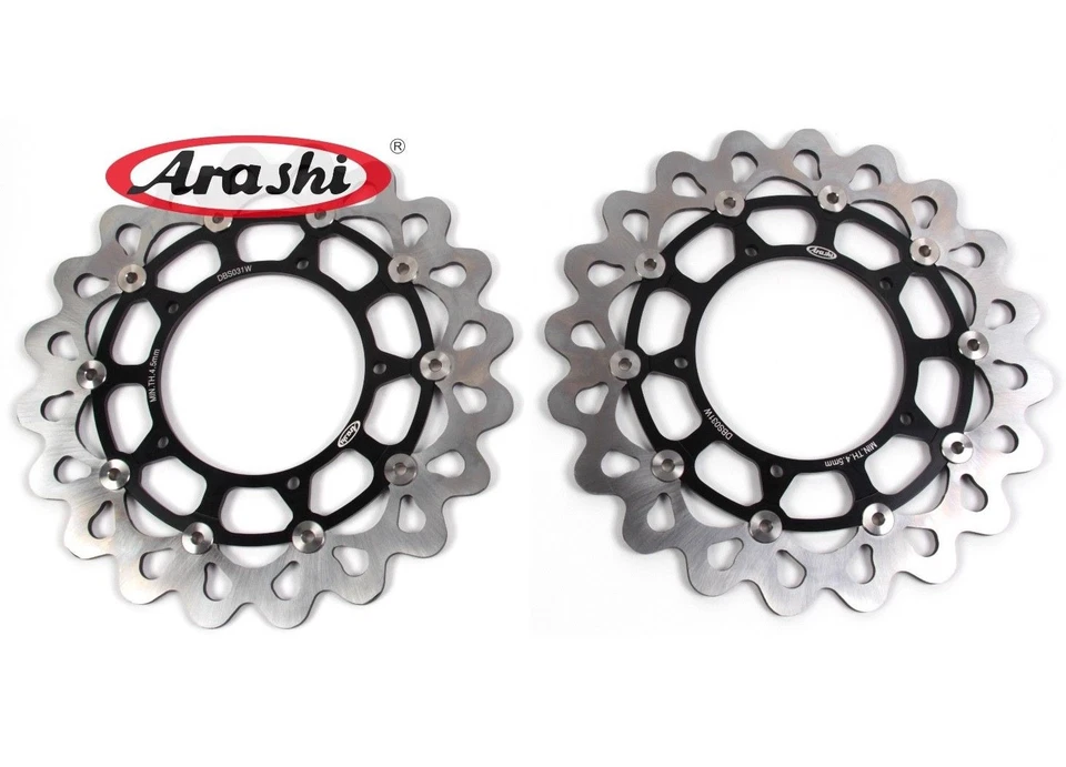 Rotor de disco de freno delantero flotante Fit Yamaha FZ1 1000 2006-2014 FZ-1 2007 2008 Foto 2 de 4