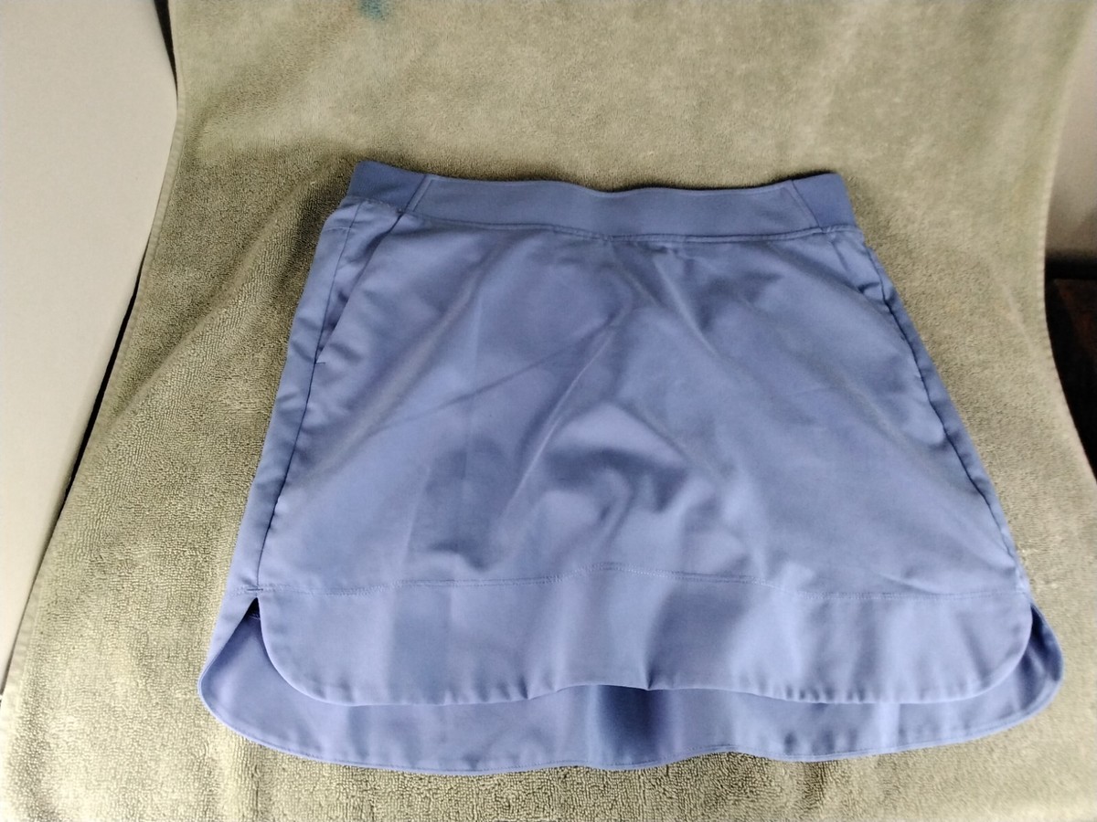 Cypress Club Womens Skort Skirt Size M Blue sky Pockets Pull on Stretch