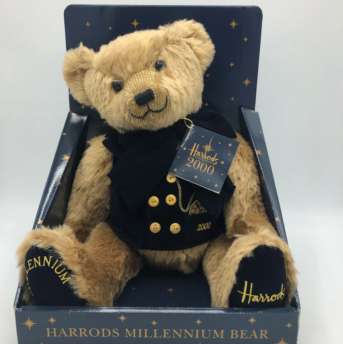Harrods Annual Bear 2000 The Millennium Bear Rare Limited
