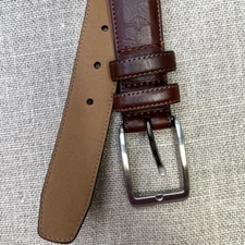 Dockers Belt Men 38 Leather Brown Casual Party Work Business Classic Core Go