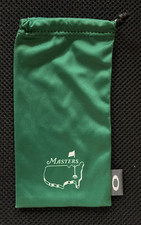 The Masters Oakley Sunglasses Cleaning Bag Color: Green with Drawstring Closure