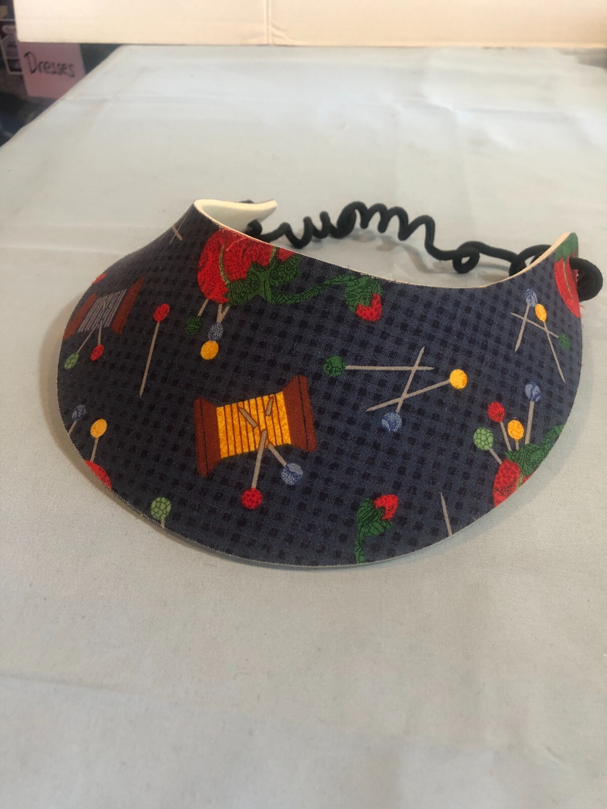 VINTAGE Womens Sewing Pattern Handmade Visor Gem