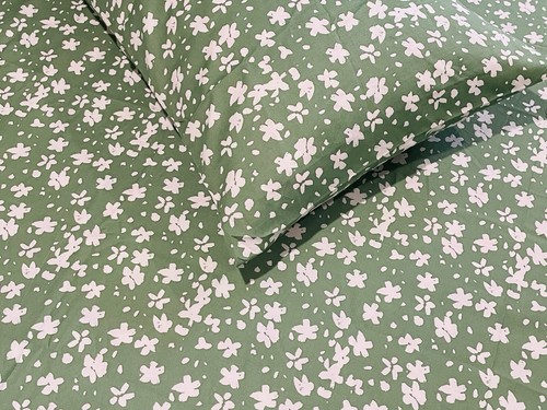 100%Cotton&Percale500TC3pcsKing/Queen Big Size Printed/Floral Flat/Top Sheet Set - Picture 4 of 226