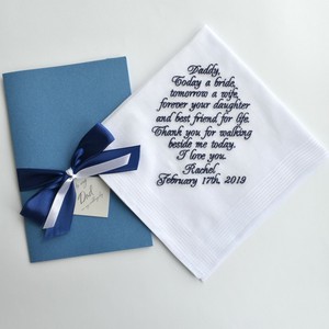personalized handkerchief for dad