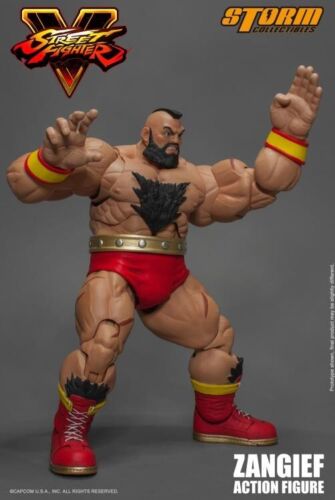 Figura roja Storm Collectibles STREET FIGHTER V ZANGIEF SELLADA buen estado - Imagen 18 de 24