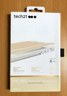 Iphone 7/8 Case Concealment Credit Card Case Evo Go tech21 Light Tan