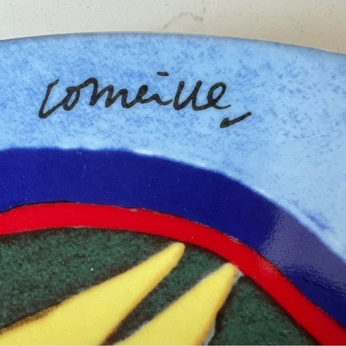 Guillaume Cornelis Van Beverloo ""Corneille"" Original Feuervogel Keramikplatte - Bild 9 von 10