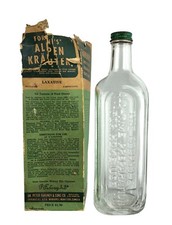 Dr Peter Fahrney Sons Forni Alpen Krauter Laxative Embossed Bottle Box 18 oz