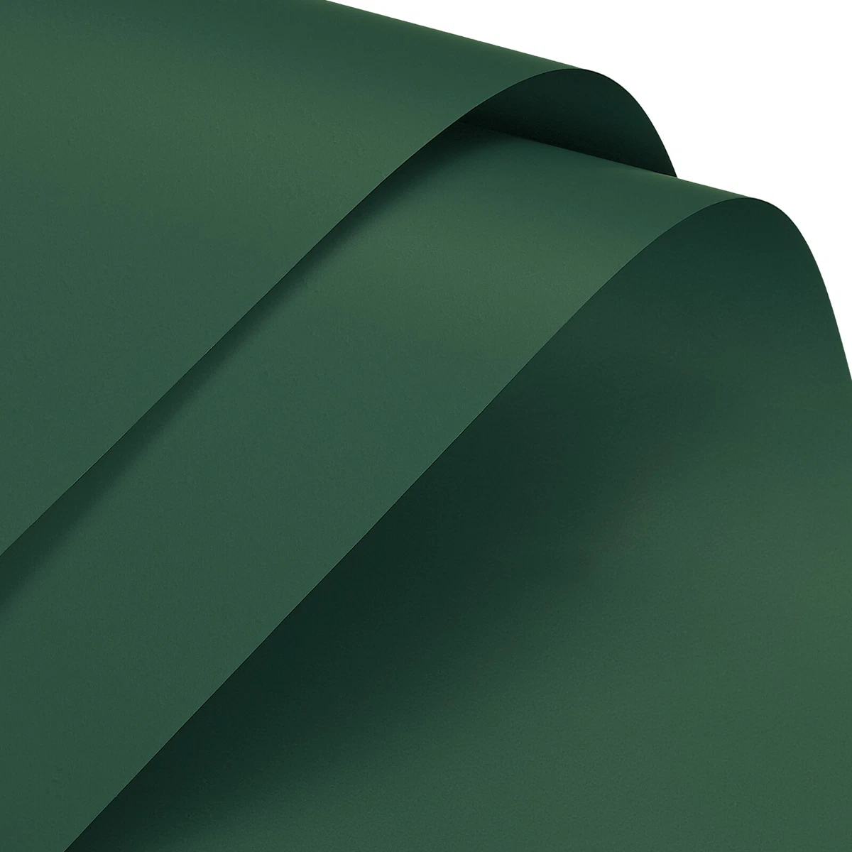 Pearlescent Film Flower Wrapping Paper 22.8x22.8 Inch Dark Green
