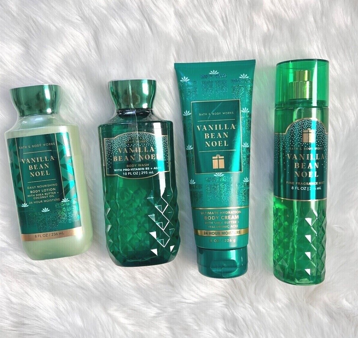 Bath and Body Works 4 pcs Gift Set Cream Shower Gel Mist