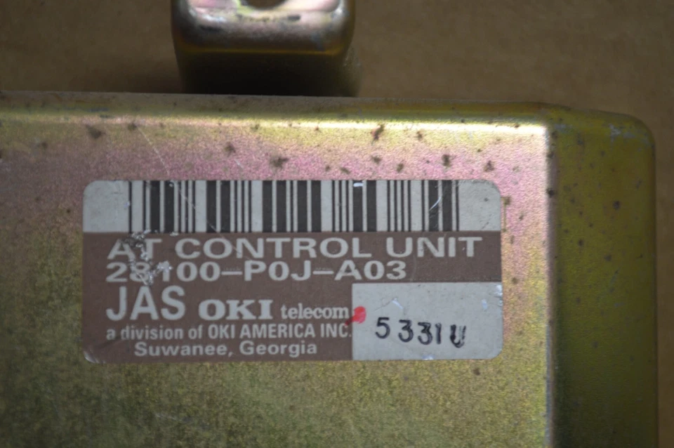 Unidad de control de transmisión Honda Accord 1994-1995 TCU 28100P0JA02 módulo 734-4f9 Foto 2 de 3