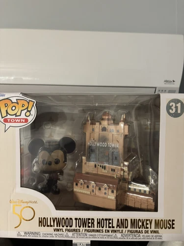 Disney Park 50th Anniversary Funko POP Tower Of Terror with Golden Mickey #31