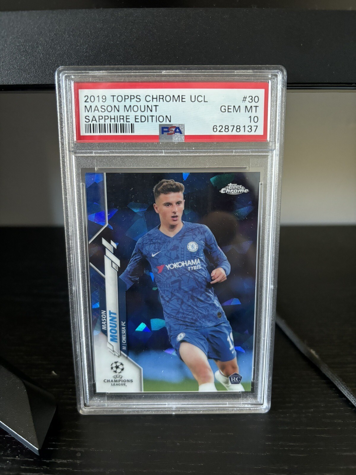 2019 Topps Chrome UCL Sapphire Mason Mount RC PSA 10 #30