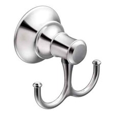MOEN Ashville Double Robe Hook in Chrome