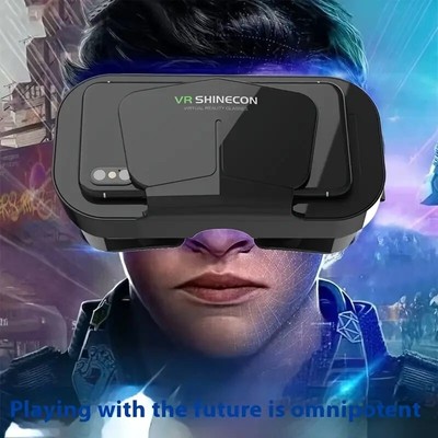 3D VR Glasses for Gaming & Movies Fits Smartphones for Android & iOS, Fits 4.7-7