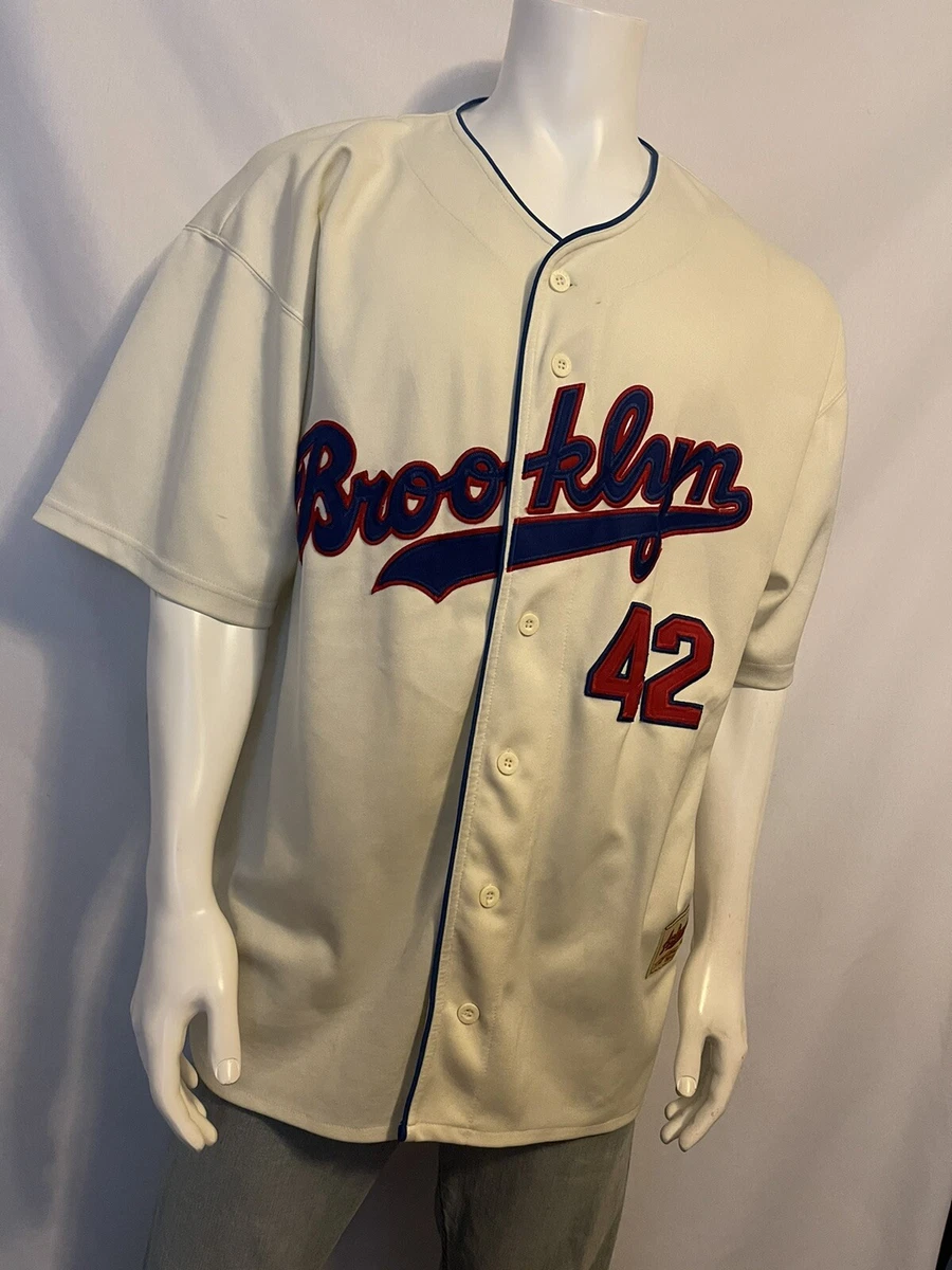 Vintage Ackers MLB Brooklyn Dodgers Off White Cream Baseball