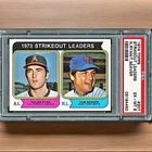 1974 Topps - Nolan Ryan / Tom Seaver 73' Strikeout Leaders #207 PSA 6