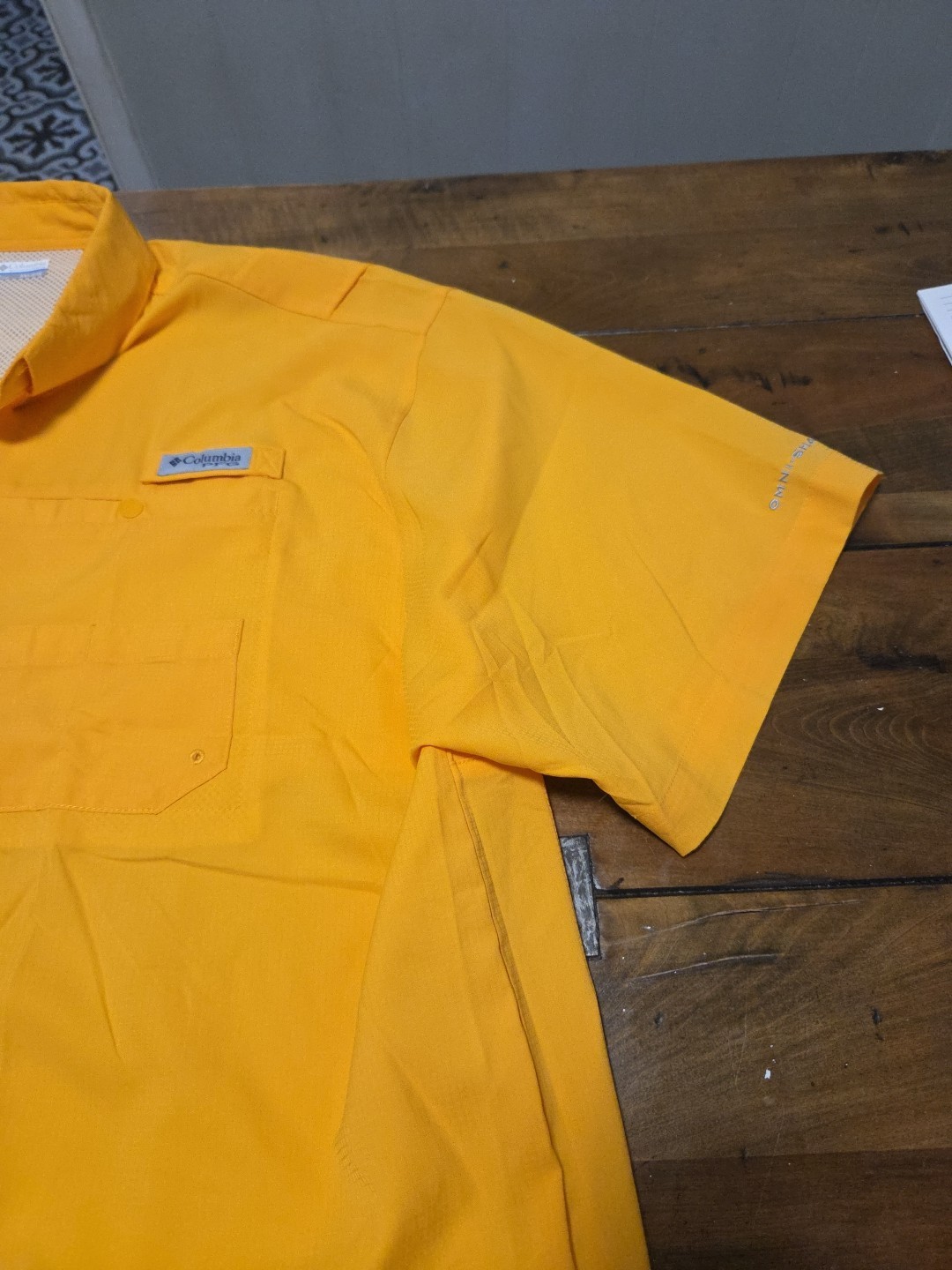 Columbia PFG Shirt Mens XXL Homestead Miami Speedway Vented Fishing Button Up image 9