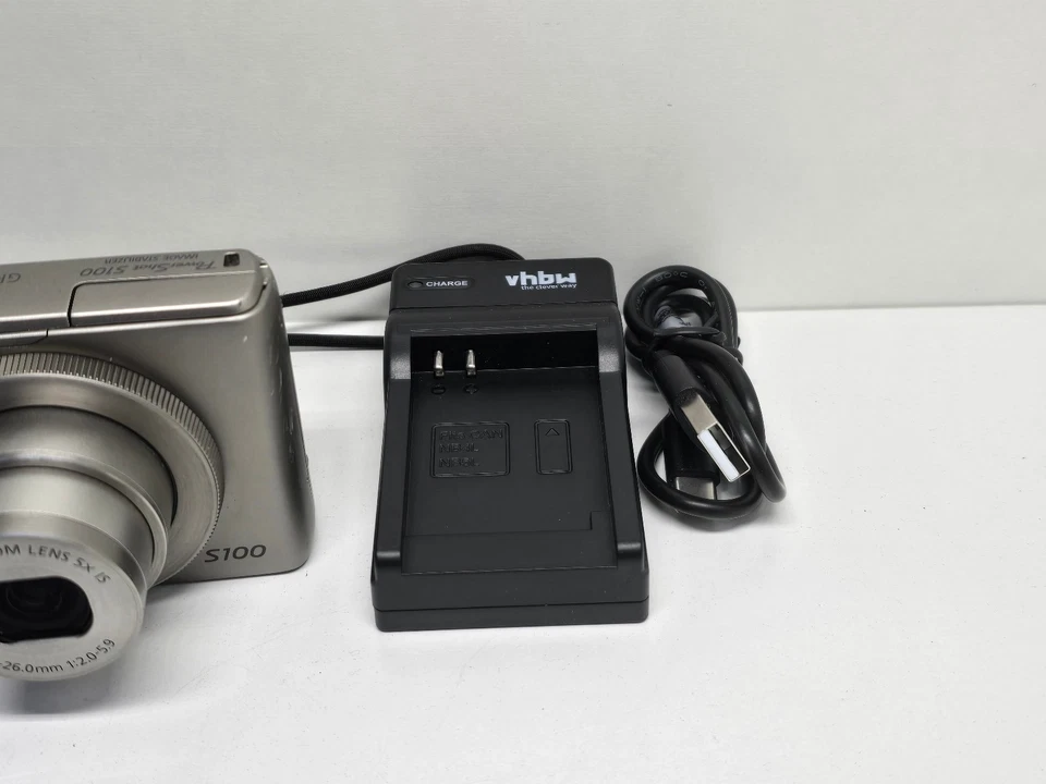 Canon PowerShot S100 Digitalkamera 5x Zoom, geprüft (+neuer🔋) ⚡BLITZBEREIT⚡ - Bild 2 von 4