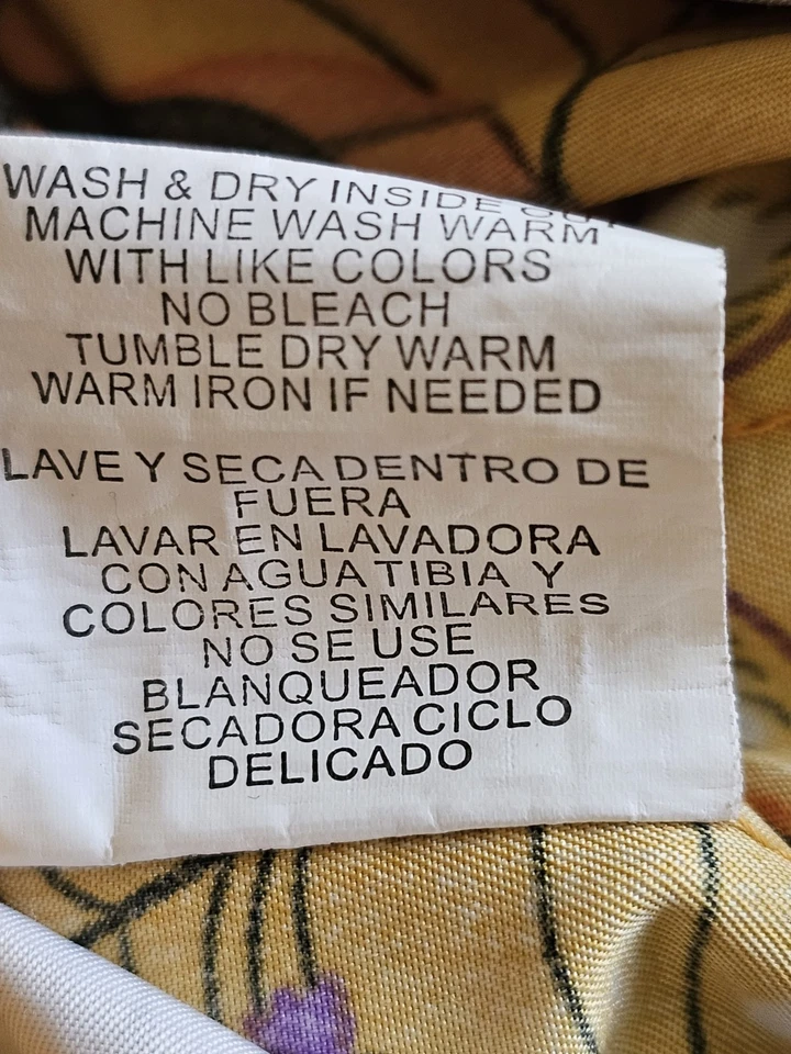 Ladies Halloween Theme Pattern on Yellow Hip Pockets Medical Wear by Serene Sz L - Image 4 of 4